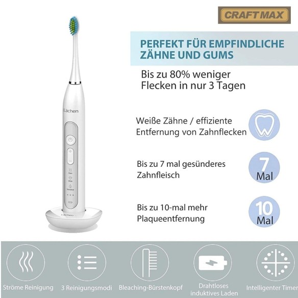 CRAFTMAX-Sonic-elektrische-Zahnbuerste-Schallzahnbuerste-Induktionsladestation-Timer-3-Modi-3-Vibrationsstaerken-Reisetasche-4-A