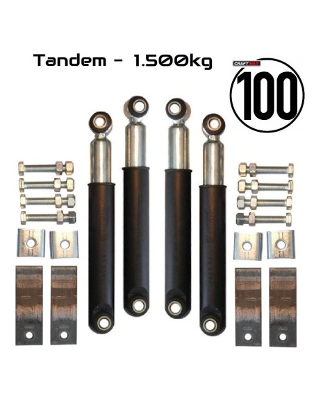 1.500kg-Rad-Stossdaempfer-100-kmh-Zulassung-Tandem-Doppelachse-PKW-Anhaenger