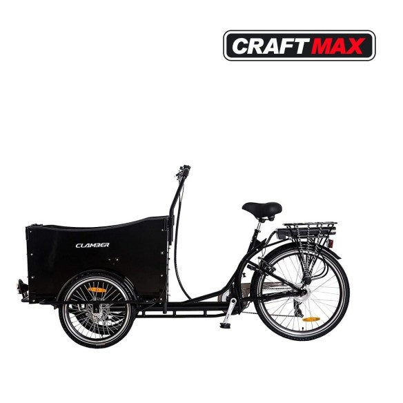 CRAFTMAX-Lastenmax-E-Bike-Lastenrad-26-Elektro-Lastenrad-250-Heckmotor-Scheibenbremsen-4