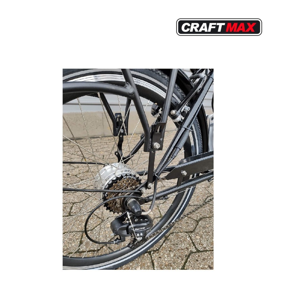 CRAFTMAX-Lastenmax-E-Bike-Lastenrad-26-Elektro-Lastenrad-250-Heckmotor-Scheibenbremsen-5