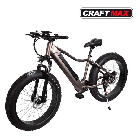 CRAFTMAX-Powermax-E-Bike-Fatbike-26-m-48V500W-Heckantriebsmotor-48V104Ah-Lithium-Ionen-Akku-Shimano-7-Gang-Schaltung-hydraulisch