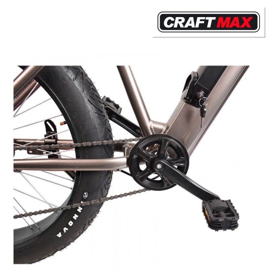 CRAFTMAX-Powermax-E-Bike-Fatbike-26-m-48V500W-Heckantriebsmotor-48V104Ah-Lithium-Ionen-Akku-Shimano-7-Gang-Schaltung-hydraulisch
