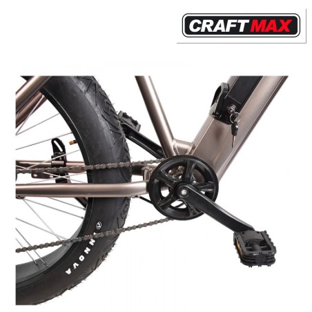 CRAFTMAX-Powermax-E-Bike-Fatbike-26-m-48V500W-Heckantriebsmotor-48V104Ah-Lithium-Ionen-Akku-Shimano-7-Gang-Schaltung-hydraulisch