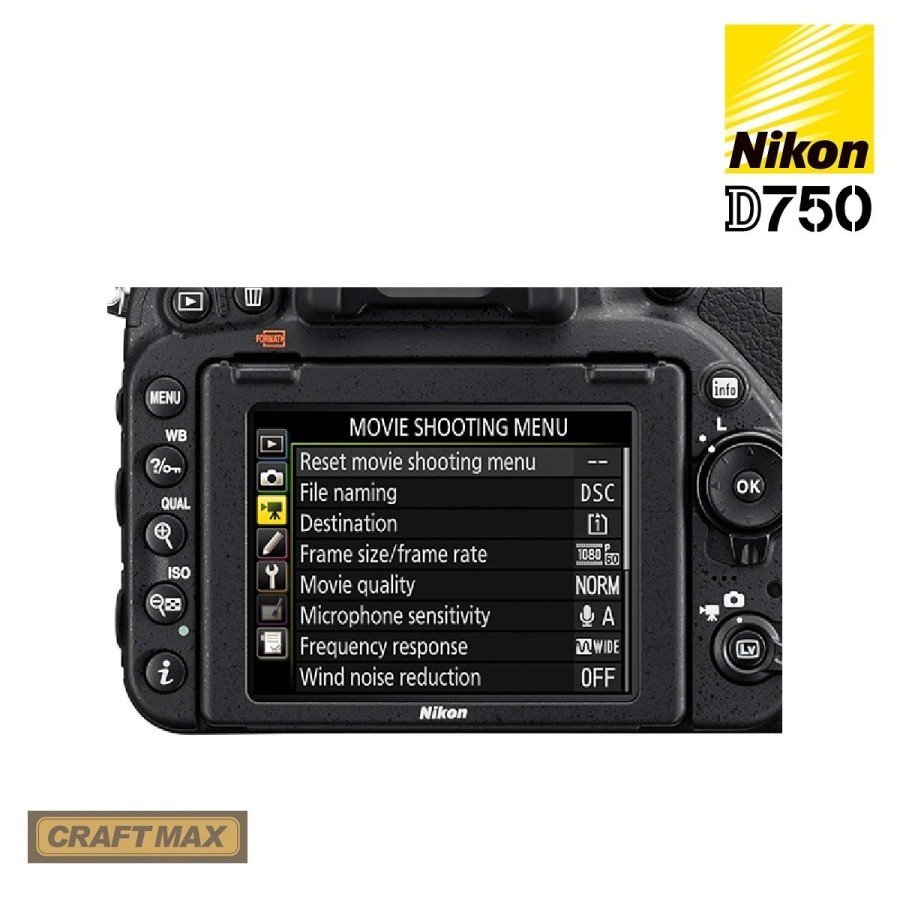NIKON-D750-DSLR-Spiegelreflexkamera-24.3-Megapixel-Farb-Display