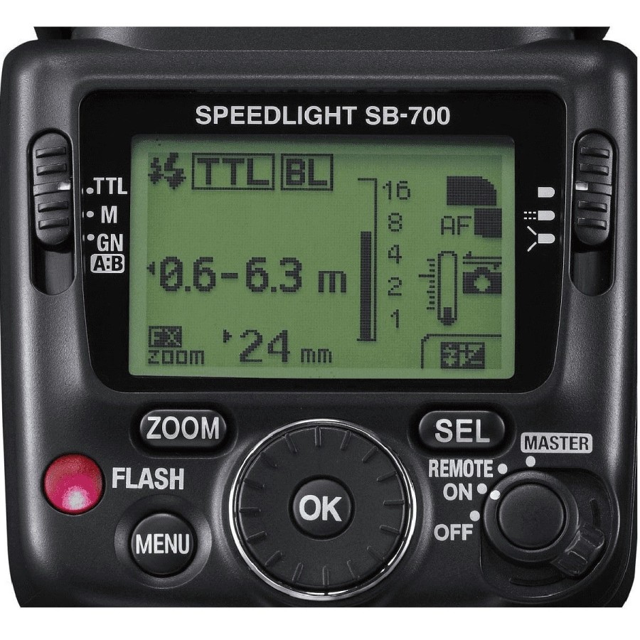 NIKON-Profi-Blitzgeraet-SB-700-Display