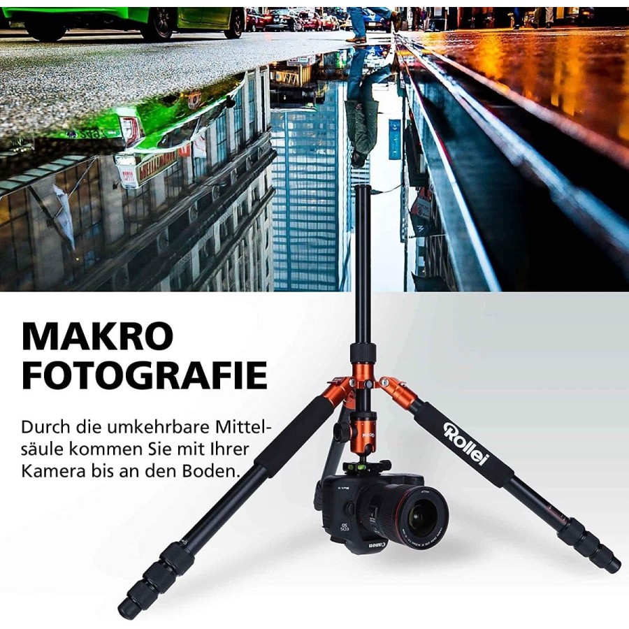 Rollei-C50i-Orange-Ieichtes-Macro-Stativ