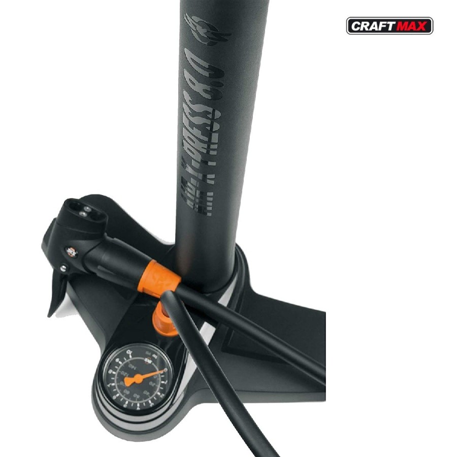 CRAFTMAX-aircontrol-Stand-Luftpumpe-mit-Manometer-und-Duo-Kopf-fuer-alle-Ventilarten-Air-X-Press-4