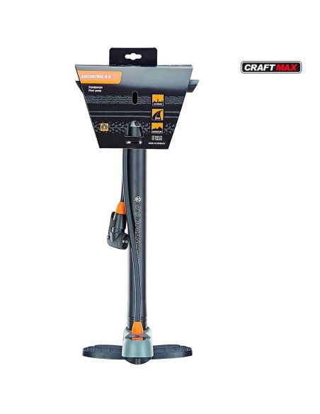 CRAFTMAX-aircontrol-Stand-Luftpumpe-mit-Manometer-und-Duo-Kopf-fuer-alle-Ventilarten-Air-X-Press-2