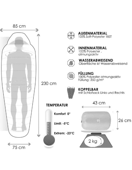 CRAFTMAX-nordkskin-Schlafsack-fuer-4-Jahreszeiten-6