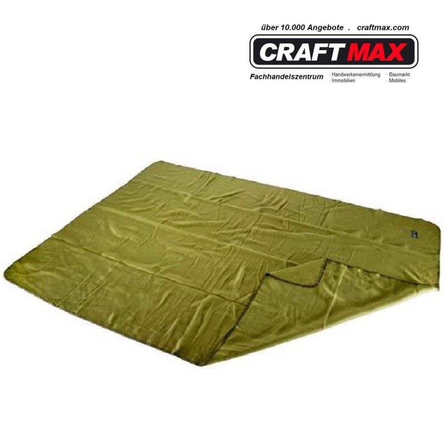 CRAFTMAX-US-Army-Style-Outdoor-warme-Fleecedecke-als-Tragerolle