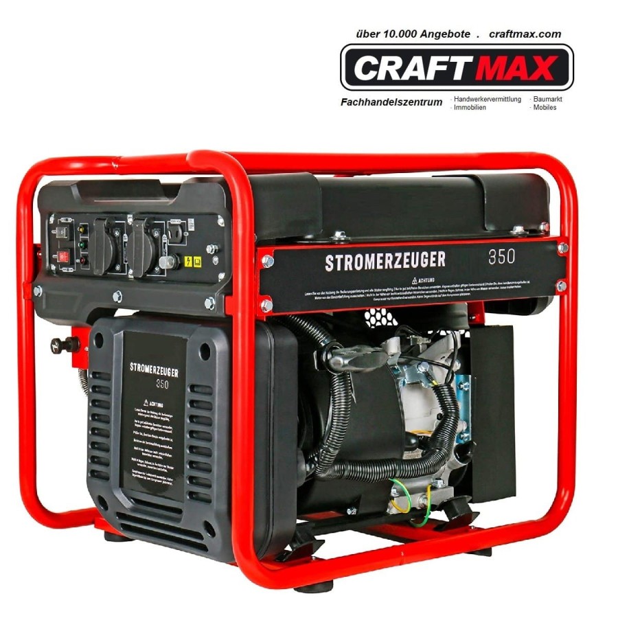 CAFTMAX-3500Watt-Inverter-Stromaggregat-4-Takt-Benzin-Motor-mit-Oelsensor-Eco-Modus-13l-Tankvolumen-1