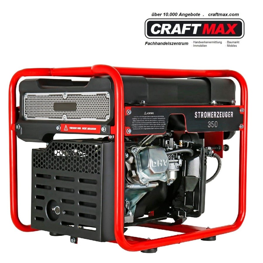 CAFTMAX-3500Watt-Inverter-Stromaggregat-4-Takt-Benzin-Motor-mit-Oelsensor-Eco-Modus-13l-Tankvolumen-6