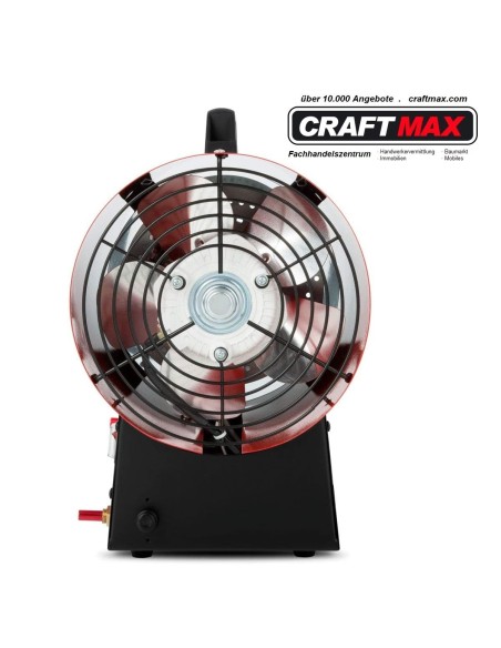 CRAFTMAX-rotek-50kW-GasheizgeblaeseGasschlauch-Druckregler-Thermostat-Ueberhitzungsschutz-Piezozuendung-230V-Gasventil-7