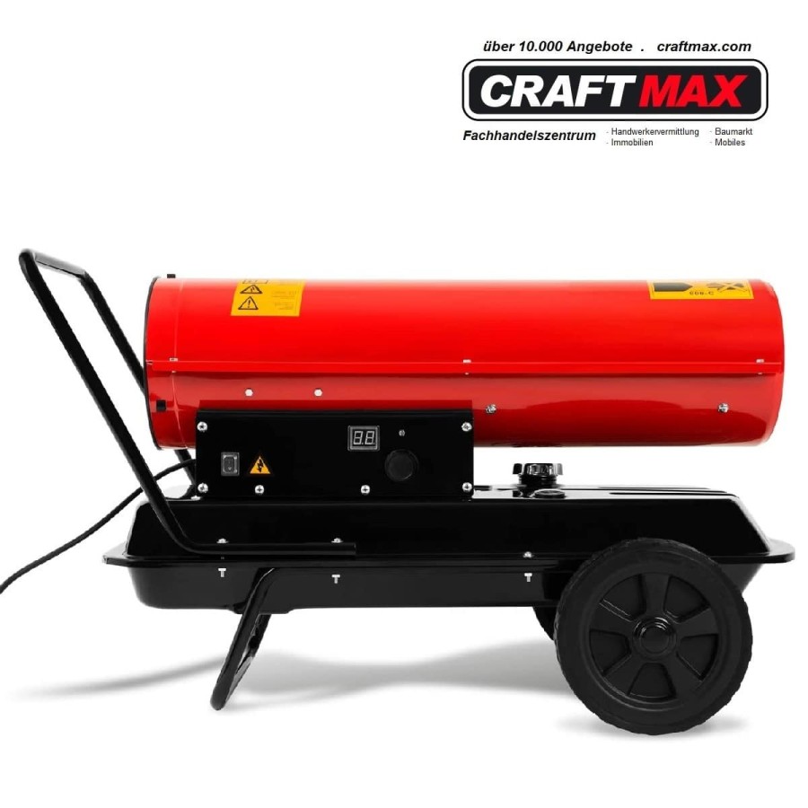CRAFTMAX-trotech-30kW-Profi-Oelheizgeraet-33L-Kraftstofftank-Ueberhitzungsschutz-Thermostat-elektronische-Zuendung-2