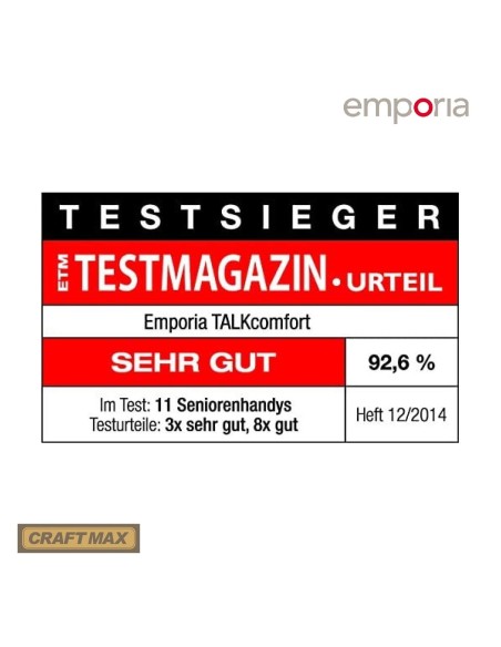 Emporia-TALKcomfort-Seniorenhandy-grosse-Display-Tasten-Tischladestation-46-cm-18-Zoll-Testsieger