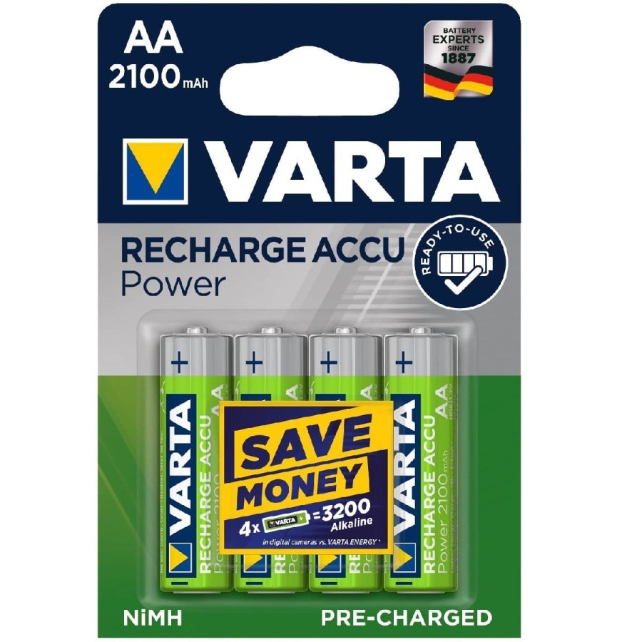 VARTA-vorgeladener-AA-Mignon-Ni-Mh-Akku-4er-Pack-2100-mAh