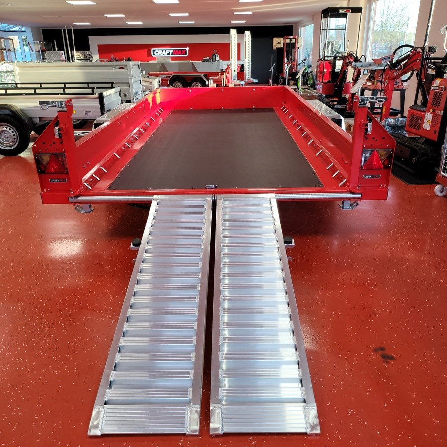 CRAFTMAX-MEGA-Baumaschinentransporter-3500Kg-Schaufelauflage-schwenkbaren-Auffahrrampen-2730kg-Nutzlast-14