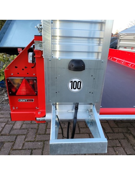 CRAFTMAX-MEGA-Baumaschinentransporter-3500Kg-Schaufelauflage-schwenkbaren-Auffahrrampen-2730kg-Nutzlast-7