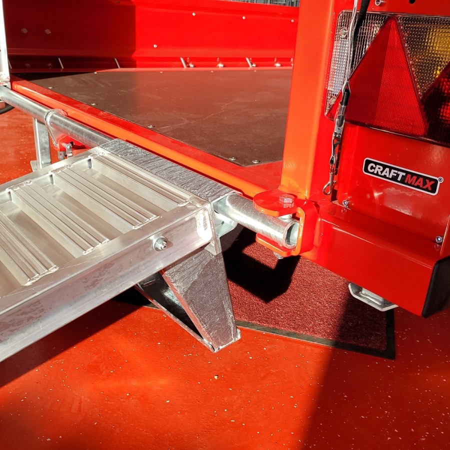 CRAFTMAX-MEGA-Baumaschinentransporter-3000Kg-Schaufelauflage-schwenkbaren-Auffahrrampen-2730kg-Nutzlast-18