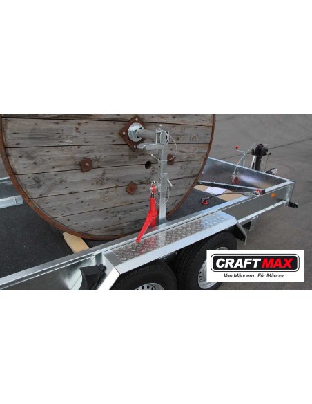 CRAFTMAX-CABLE-3500-Kabeltrommeltransporter-Kabeltrommeln-1500kg-3660x1800mm-Ratsche-hoehenverstellbar-Handseilwinde-900kg-8