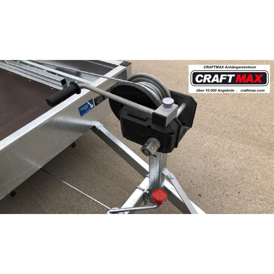 CRAFTMAX-CABLE-3500-Kabeltrommeltransporter-Kabeltrommeln-1500kg-3660x1800mm-Ratsche-hoehenverstellbar-Handseilwinde-900kg-17