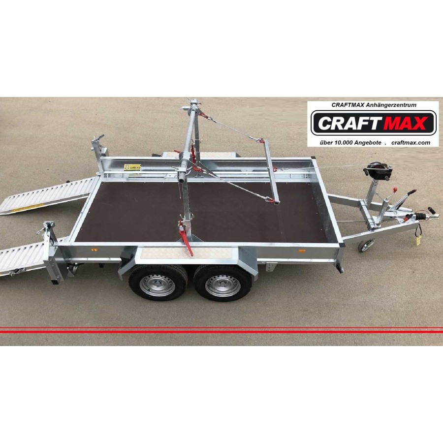 CRAFTMAX-CABLE-3500-Kabeltrommeltransporter-Kabeltrommeln-1500kg-3660x1800mm-Ratsche-hoehenverstellbar-Handseilwinde-900kg-4