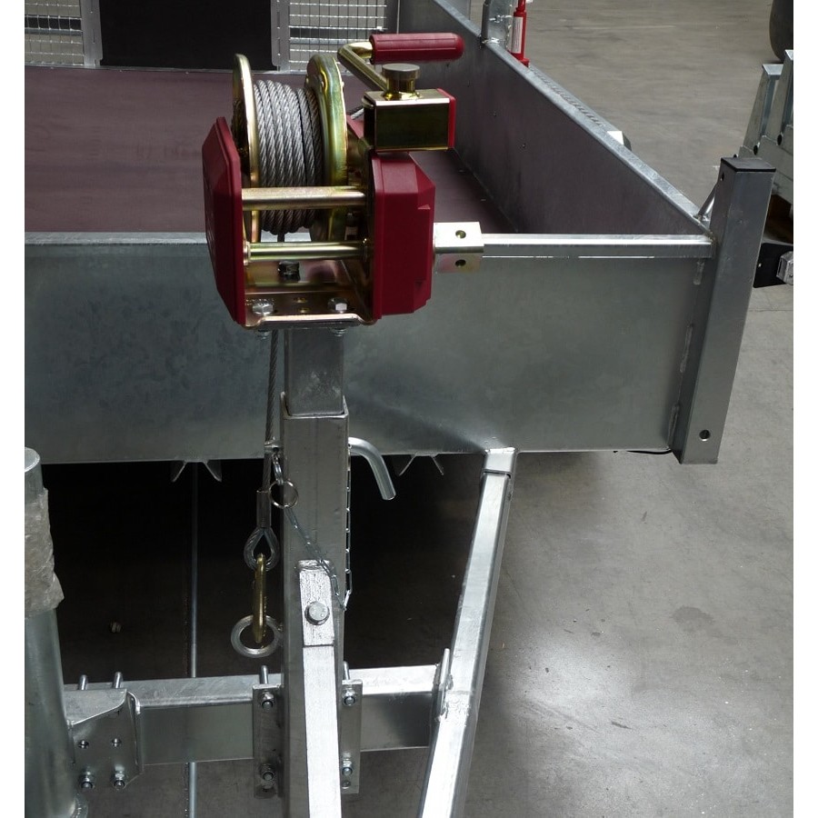 CRAFTMAX-CABLE-3500-Kabeltrommeltransporter-Kabeltrommeln-1500kg-3660x1800mm-Ratsche-hoehenverstellbar-Handseilwinde-900kg-3