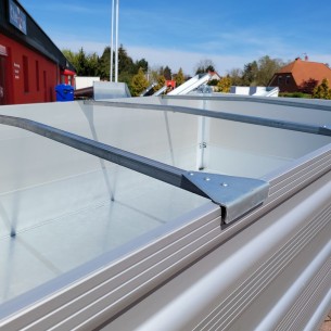 CRAFTMAX-Quertraeger-Planenstuetze-Stahl-Kastenprofil-Dreieck-fuer-Flachplane-Anhaenger-204cm