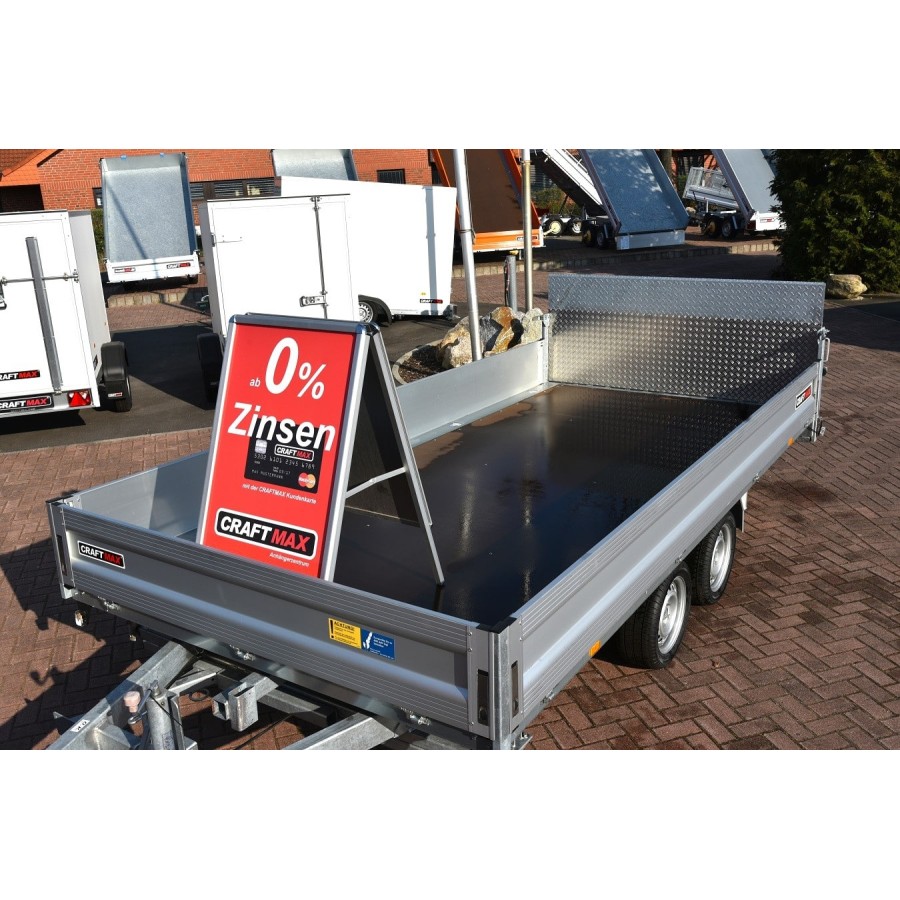 CRAFTMAX-VARIO-Pritschenhochlader-3.000Kg-Alu-Bordwaenden-hydraulisch-kippbareabsenkbare-Ladeflaeche-10-Alu-Felgen-100kmh-2