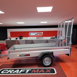 CRAFTMAX-KLAPPFIX-Kastenanhaenger-1300-Kg-ALU-Bordwaende-Stahlgitterheckklappe-Auffahrrampe-3000x1550x350mm-1
