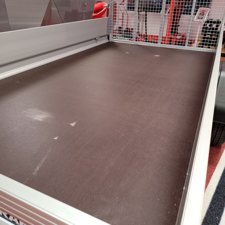 CRAFTMAX-KLAPPFIX-Kastenanhaenger-1300-Kg-ALU-Bordwaende-Stahlgitterheckklappe-Auffahrrampe-3000x1550x350mm-3