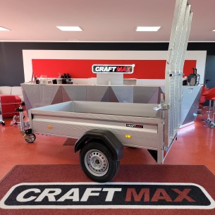 CRAFTMAX-KLAPPFIX-Kastenanhaenger-750Kg-ALU-Bordwaende-Stahlgitterheckklappe-2 2