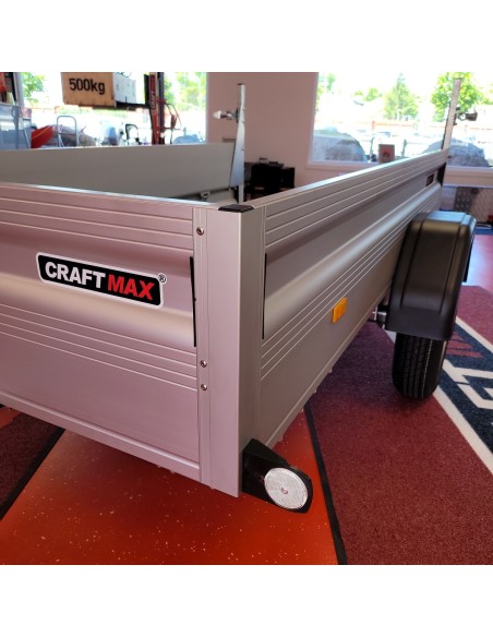 CRAFTMAX-KLAPPFIX-Kastenanhaenger-750Kg-ALU-Bordwaende-Stahlgitterheckklappe-5