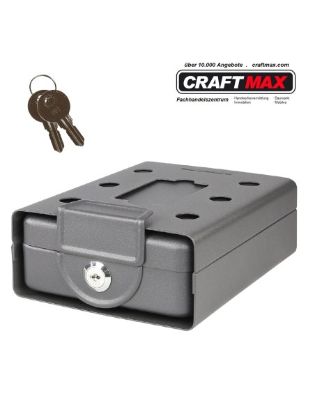 CRAFTMAX-minisafe-kleiner-tragbarer-Tresor-mit-Sicherheitsschluessel-Stahlseil-Montagerahmen-Moebel-Caravan-Auto-6