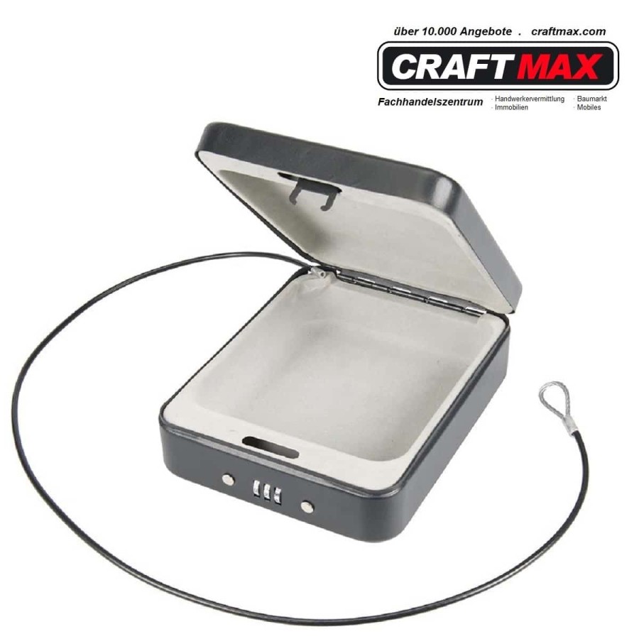CRAFTMAX-codesafe-kleiner-tragbarer-Tresor-mit-Zahlenschloss-Stahlseil-fuer-Moebel-Caravan-Auto-1