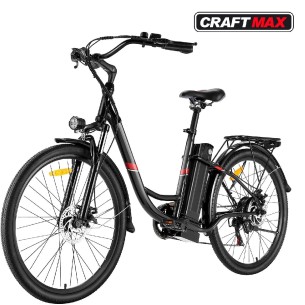 CRAFTMAX-Seniors26-E-Bike-Elektrofahrrad-Seniorenrad-26Zoll-350W-Narbenmotor-36V-8-Amh-7Gang-Nabenschaltung