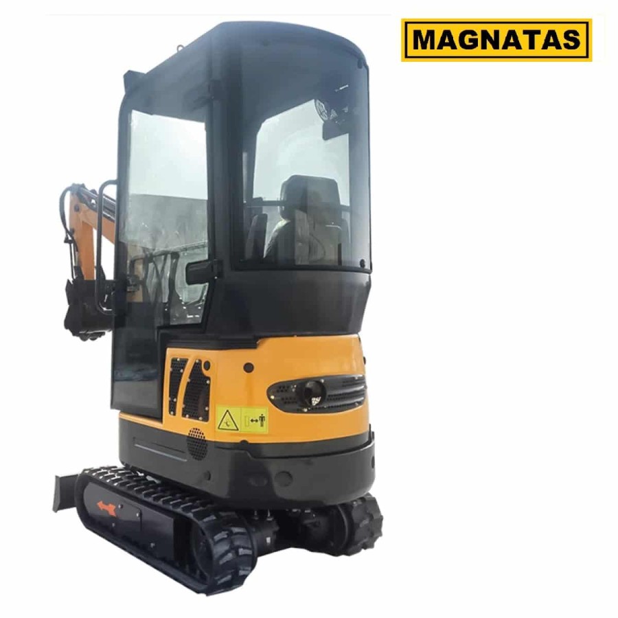 MAGNATAS-Diesel-Mini-Bagger-mit-Glashaus