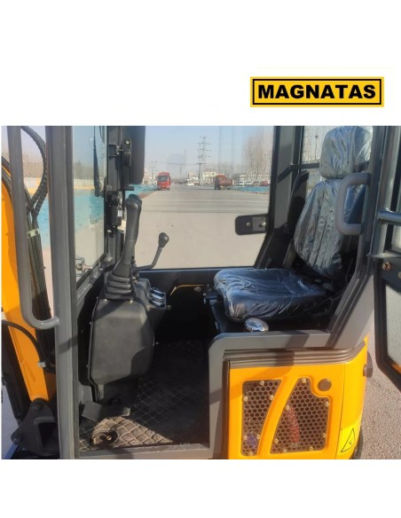 MAGNATAS-Diesel-Mini-Bagger-Glastuer-Fahrerkabine