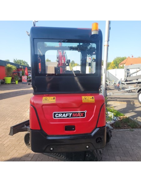 CRAFTMAX-Kettenbagger-1.8t-18.4KW25PS-Diesel-Glas-Fahrerkabine-Joystick-schwenkbarer-Baggerarm-4