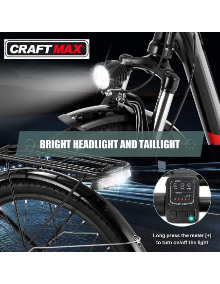 CRAFTMAX-Seniors26-E-Bike-Elektrofahrrad-Seniorenrad-26Zoll-350W-Narbenmotor-36V-8Amh-7Gang-Nabenschaltung-weiss-4