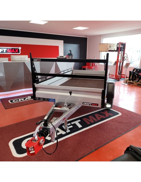 CRAFTMAX-MAXI-Kastenanhaenger-1300-Kg-ALU-Bordwaende-H-Gestell-Reling-100kmh-2