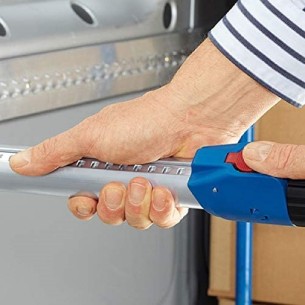 CRAFTMAX-Universal-Sperrbalken-Schutzschlauch-Alu-Blockierkraft-300-daN-Rundsperrbalken-Kombi-Zapfen-Verstellbereich-1550-2050-m