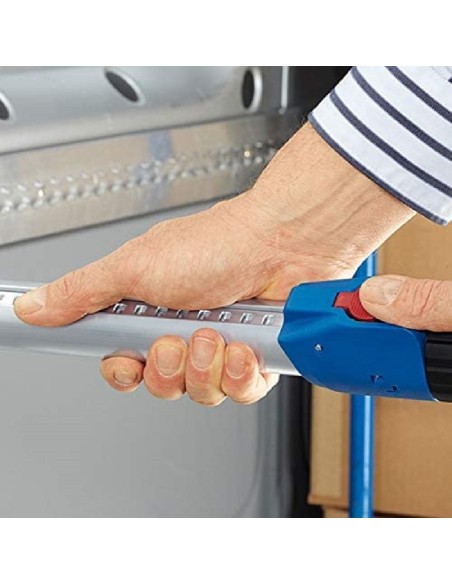 CRAFTMAX-Universal-Sperrbalken-Schutzschlauch-Alu-Blockierkraft-300-daN-Rundsperrbalken-Kombi-Zapfen-Verstellbereich-1550-2050-m