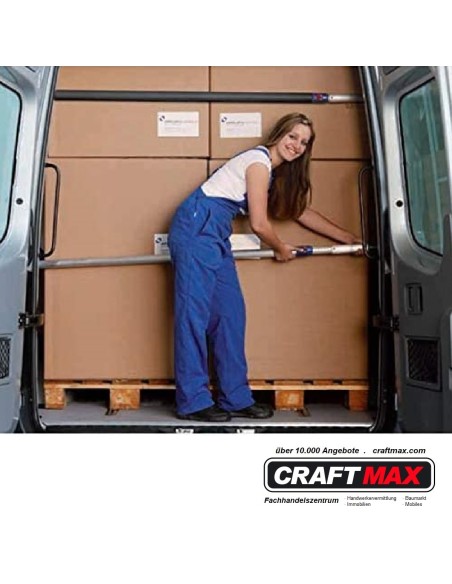 CRAFTMAX-Universal-Sperrbalken-Schutzschlauch-Alu-Blockierkraft-300-daN-Rundsperrbalken-Kombi-Zapfen-Verstellbereich-1550-2050-m