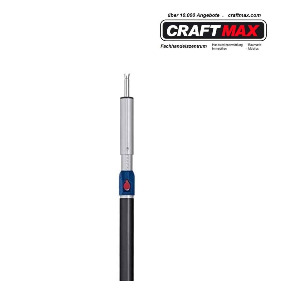CRAFTMAX-Universal-Sperrbalken-Schutzschlauch-Alu-Blockierkraft-300-daN-Rundsperrbalken-Kombi-Zapfen-Verstellbereich-1550-2050-m