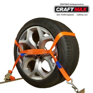 CRAFTMAX-cartrans-Auto-Transport-PKW-Radsicherungsgurt-4x-Spanngurte-Zurrgurte-DIN-EN-12195-2000-daN-1