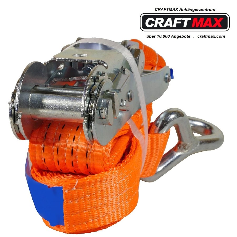 CRAFTMAX-cartrans-Auto-Transport-PKW-Radsicherungsgurt-4x-Spanngurte-Zurrgurte-DIN-EN-12195-2000-daN-9