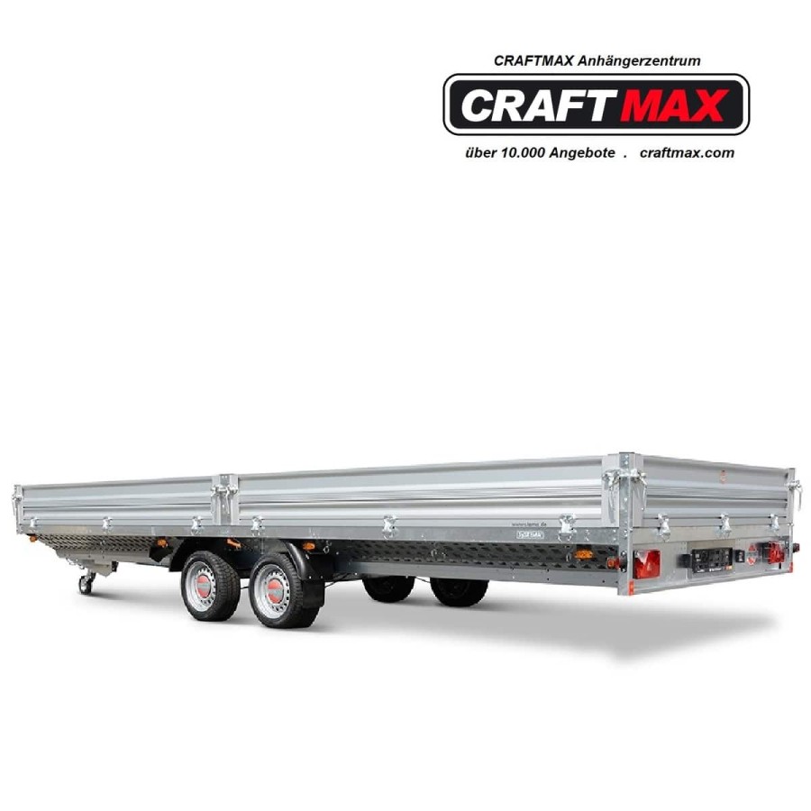 STEMA-SySTEMA-3500-Hochlader-Tandemachser-gebremst-Auffahrrampen-Klappstuetzen-Alu-Bordwaende-6100×2140-mm