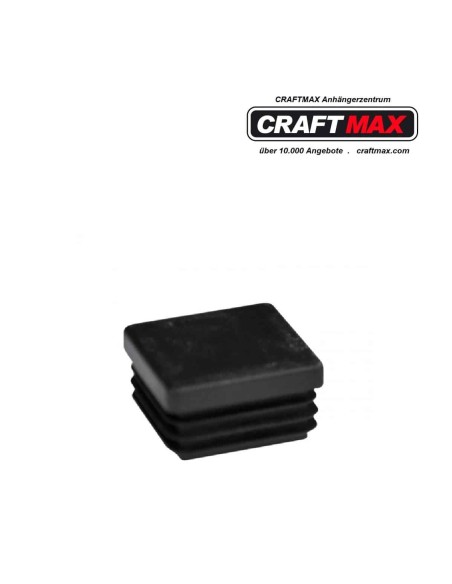 CRAFTMAX-Kunststoff-Stopfen-35-x-35-mm-Wandstaerke-15-2-mm