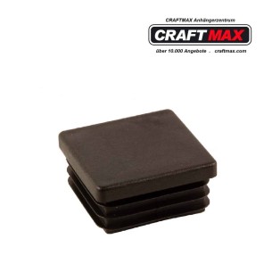 CRAFTMAX-Kunststoff-Stopfen-25-x-25-mm-Wandstaerke-15-2-mm